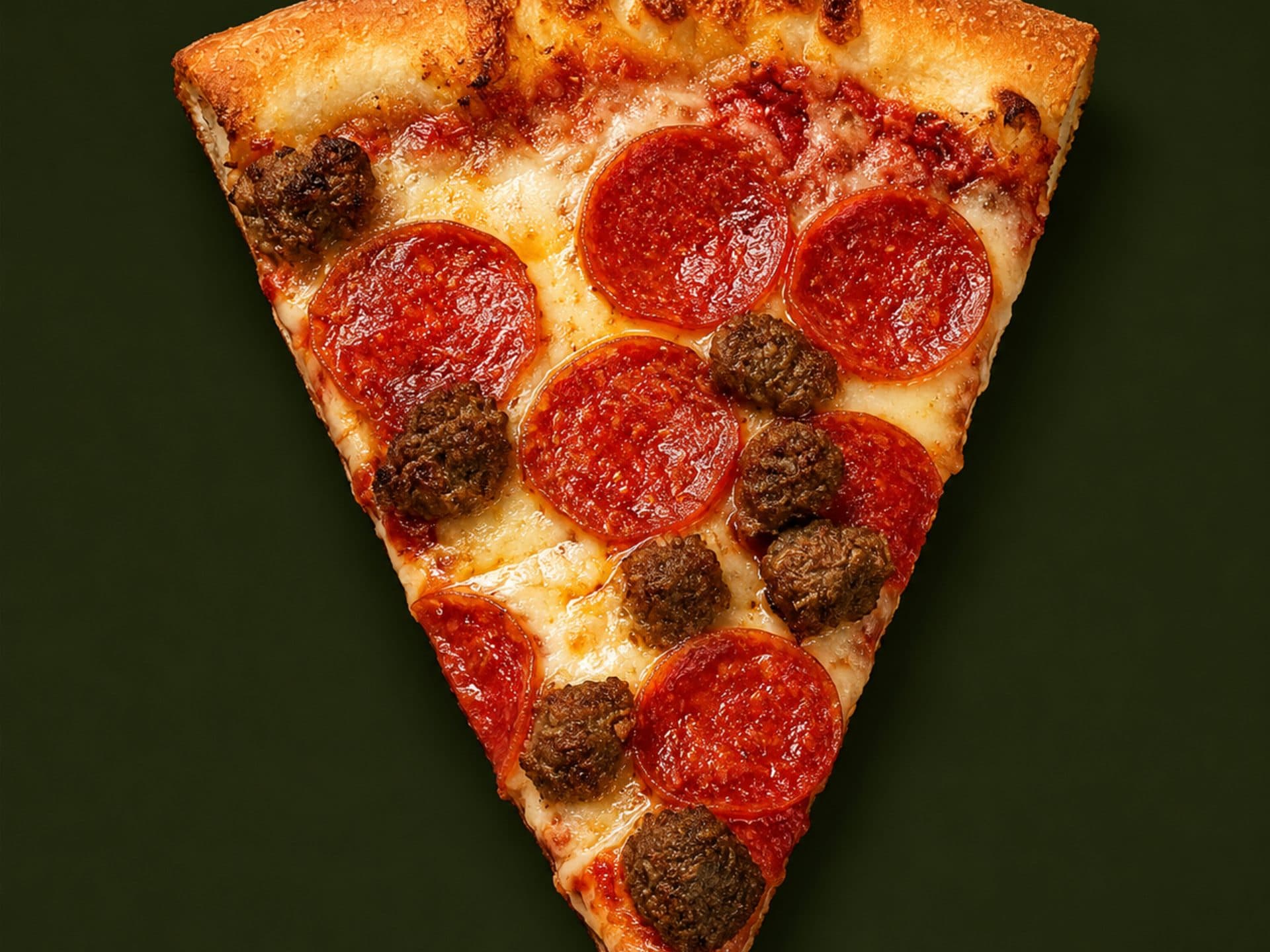 Pepperoni and Sausage Slice